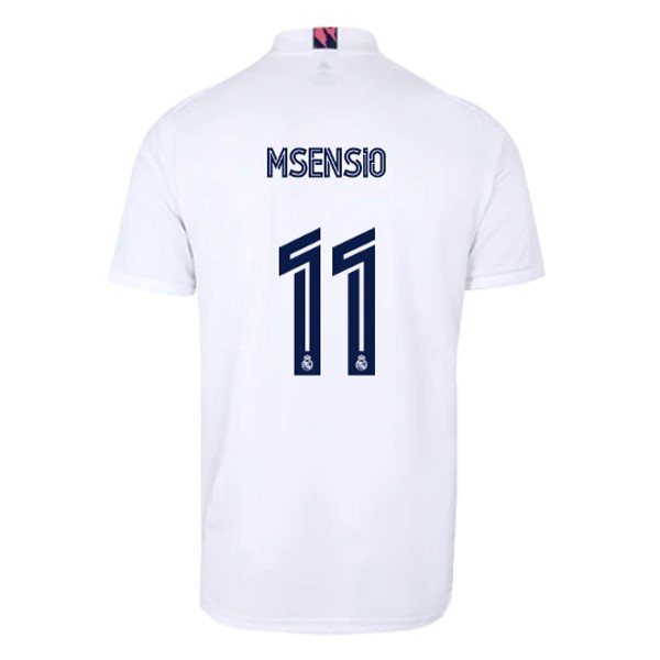 Camiseta Real Madrid 1ª Kit NO.11 Asensio 2020 2021 Blanco
